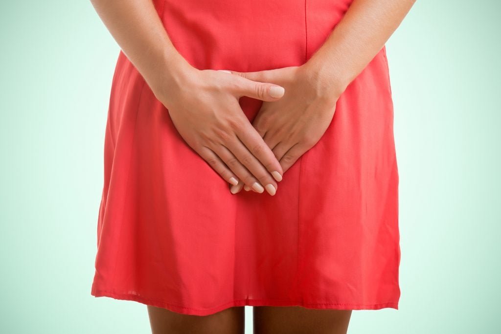 Woman In Need To Urinate