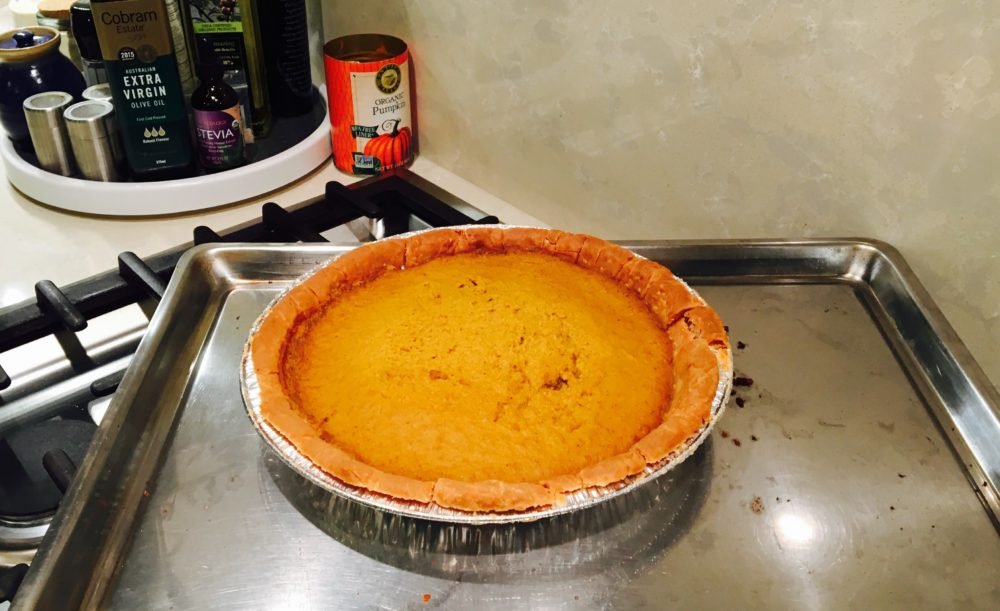 Donna's sugar-free pumpkin pie